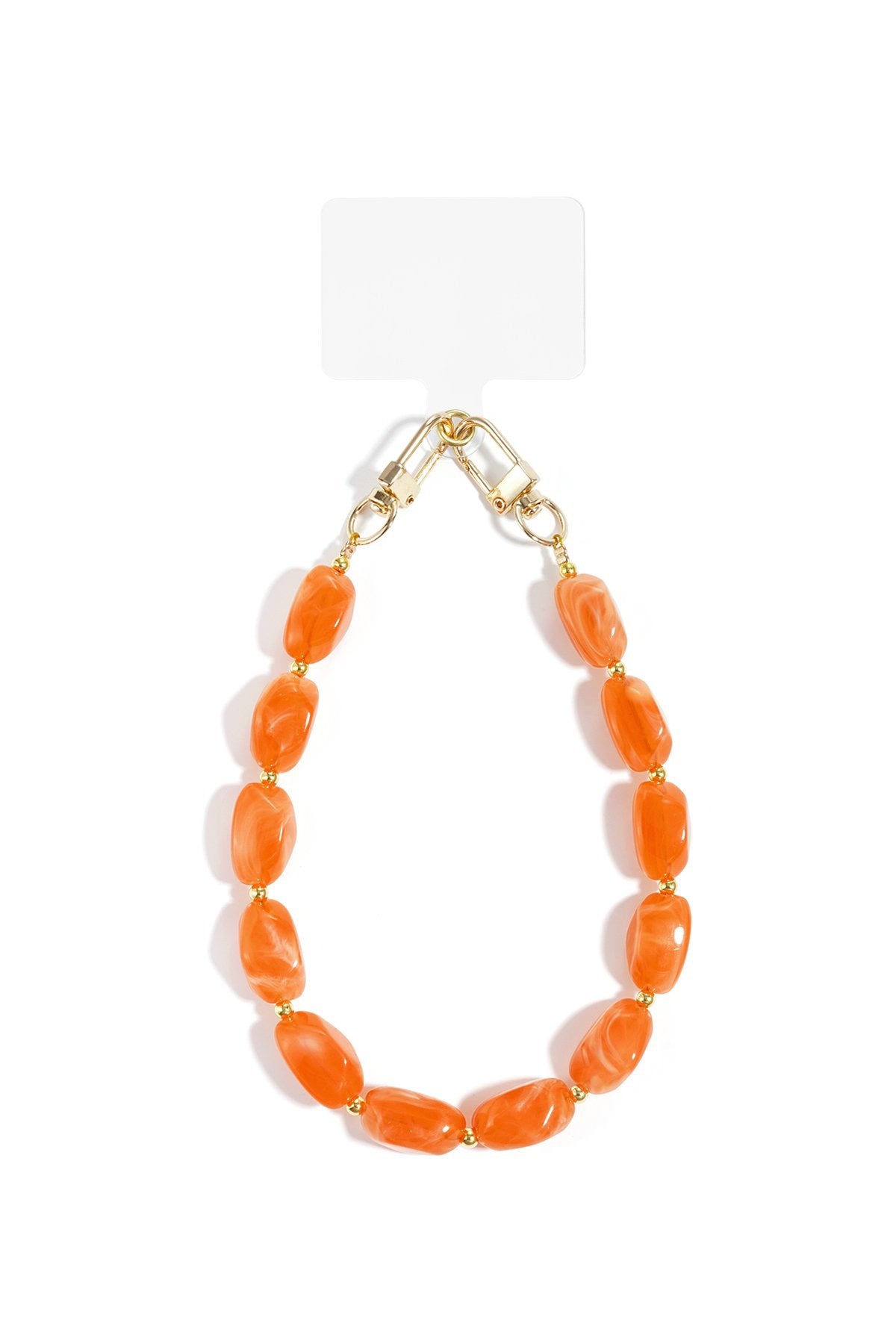 Telefoonkoord oranje